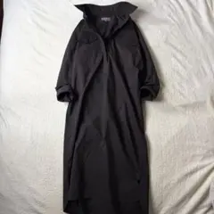 マーガレットハウエル ロングシャツ 원피스 長袖 ブラウン 2024
