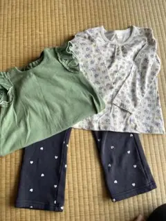 最終値下げ！【幼稚園、保育園用に】カットソー、パンツ3点セット