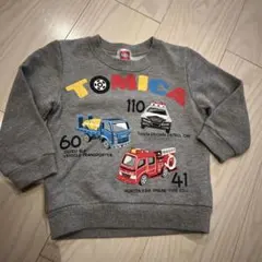 トミカ 車両デザイン トレーナー90 起毛なし