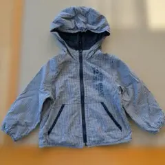 ネイビーとホワイトのチェック柄ジャケット