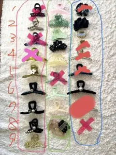 残り19点　バラ売りOK ヘアクリップ バンスクリップ　アクセサリー