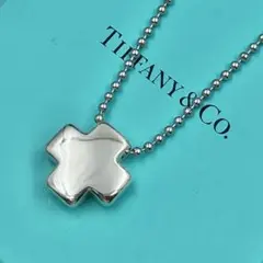 TIFFANY&Co】鏡面仕上げ ローマンクロス ボールチェーン 十字架 - メルカリ