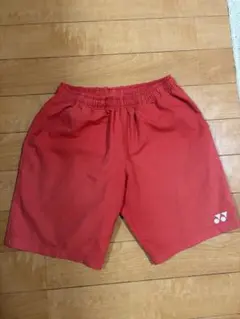 YONEX ヨネックス ハーフパンツ Mサイズ レッド ユニM - メルカリ