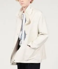 定価66,000円 シルクポリエステルツイル フィールドコート