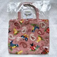 極美品♡フェイラー　ハイジ　巾着バッグ　ベージュ♡入手困難品 ハイジペイズリー 手付き巾着 HPY-257017（WEB限定）(ベージュ