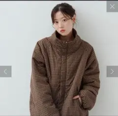 Kastane チェック中綿リバーシブルアウター M 新品 タグ付き - メルカリ