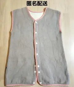 hugmamu　はぐまむ　綿毛布スリーパー　袖なし　綿100%　日本製　➀