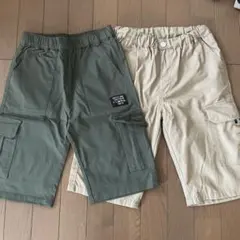 男の子 ハーフパンツ カーゴパンツ 2点セット
