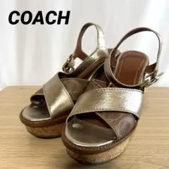 2026年最新】COACHウェッジサンダルの人気アイテム - メルカリ