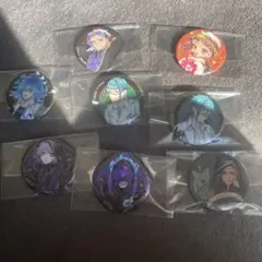 ディズニーツイステッドワンダーランド缶バッジ8個セット