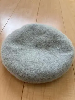 レディース　グレー ベレー帽