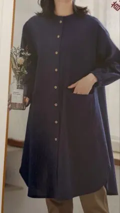 ［お酒楽でカワイイ家事の服］お手入れ楽ちんおうちシャツのサムネイル