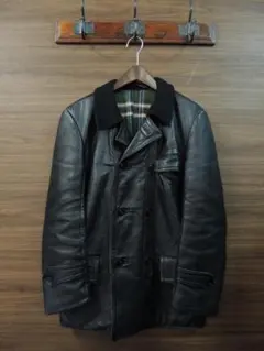 キ*ラ様 極上 50〜60s コルビジェジャケット レザー フランス ウール襟