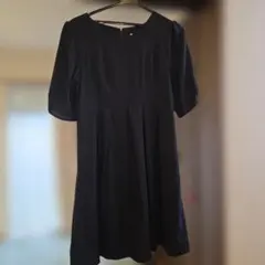 SWEET MOMMY ネイビー 半袖ワンピース Lサイズ　フォーマル