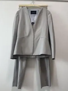 グレー セットアップ ジャケット＆パンツ