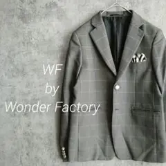 ワンダーファクトリー　チェック柄ジャケット　子供服　160 フォーマルスーツ