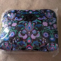 アナ スイ　ポーチ　唐草模様　ブラック