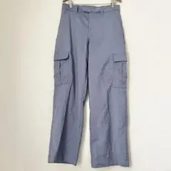 DIVIDED H&M エイチアンドエム　カーゴパンツ　青　ブルー　Mのサムネイル