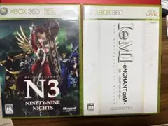 Xbox 360 ソフト 2本セット N3 ➕エンチャント・アーム