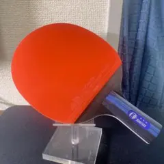 卓球　ラケット　＋　2枚　裏　ラバー　中ペン　中国式 A3