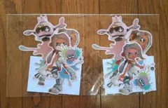 スプラトゥーン3 サイド・オーダー ダイカットステッカー2枚セット♪