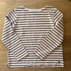 PETIT BATEAU ボーダー長袖カットソー M（Lサイズ位）