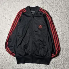 アディダス　adidas トラックジャケット　90s ワンポイント刺繍　ロゴ刺繍