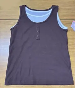 しまむら　【新品】　リノルーセ　配色タンクトップのサムネイル