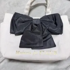 Maison de FLEUR トートバッグ　ビックリボンのサムネイル