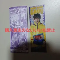 仮面ライダーガヴ　ギルティ・パルフェ　クリアしおりコレクション　ガヴ　ヴラム