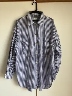 【Ungrid 】ストライプ 長袖シャツ