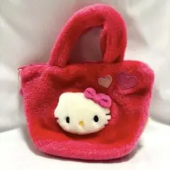 サンリオ キティちゃん ふわふわ ミニバッグ 平成レトロ レア