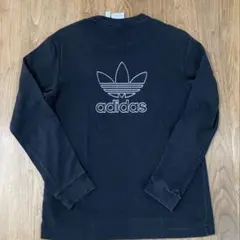 adidas ブラック 長袖TシャツXs