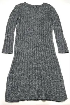 美品 ユナイテッドアローズ　ニットロングワンピース　モヘヤブレンド