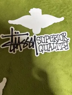 Stüssy ステッカー ホワイト2枚