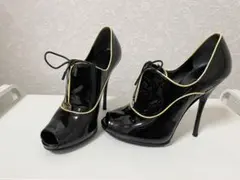ほぼ未使用⭐︎裏貼り済み⭐︎GUCCIショーアイテム　パンプス