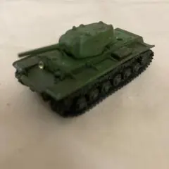 1/144 メーカー不明　KV-1 C 鋳造砲搭　ガレキ砲搭搭載　①のサムネイル