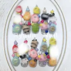 ネイルチップ 平成女児　y2k 平成