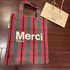 新品タグ付き Merci トートバック ミニサイズ 紙袋付き