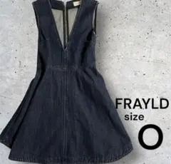 FRAYLD ノースリーブ デニムワンピース Oサイズ