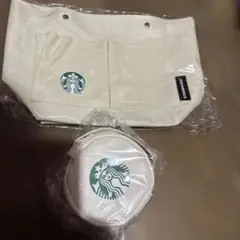 【未開封】スターバックス福袋2025バッグインバッグ&ポーチ