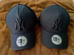 【2個セット】NEW ERA 9FORTY A-Frame BLACK