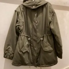 美品　lovetoxic フード付きキルティングジャケット 160センチ