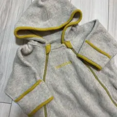【よこさん専用】mont-bell フリースロンパース グレー/イエロー