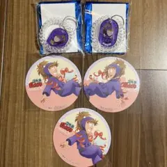 忍たま アニメイトカフェ　コースター 極楽湯 ロッカーキー 不破雷蔵 鉢屋三郎