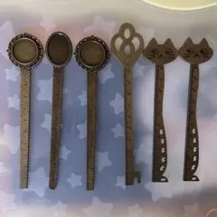 アンティーク調 定規　6本セット