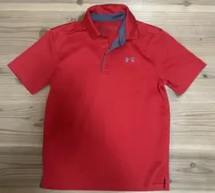 UNDER ARMOUR ポロシャツ レッド MDサイズのサムネイル