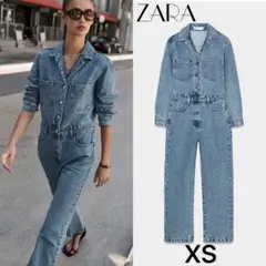 ZARA Z1975 ロングデニムジャンプスーツのサムネイル