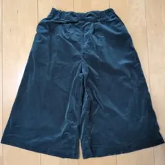 ダークグリーン ワイドパンツ Mサイズ 120-130cm