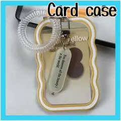 トレカケース　イエロー　カードケース アイドル 推し活 フォト チェキ 韓国
